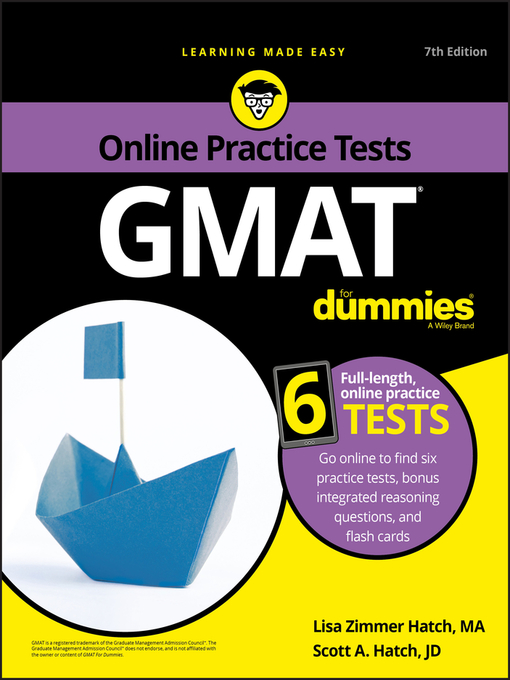 Title details for GMAT For Dummies by Lisa Zimmer Hatch - Available